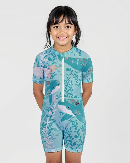 UV 50+  Swim suit → WHALES - 1