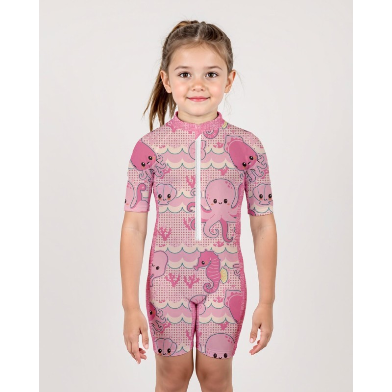 UV 50+  Swim suit → BABYPINKSEA - 1