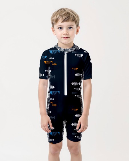 UV 50+  Swim suit → BIGFISHNAVY - 1