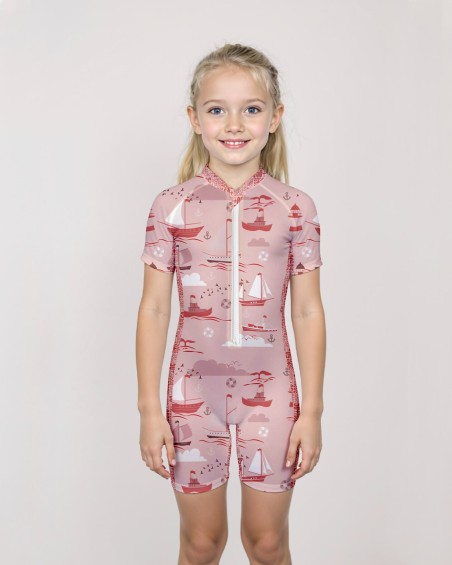 UV 50+  Swim suit → PETITBATEAUROSE - 1