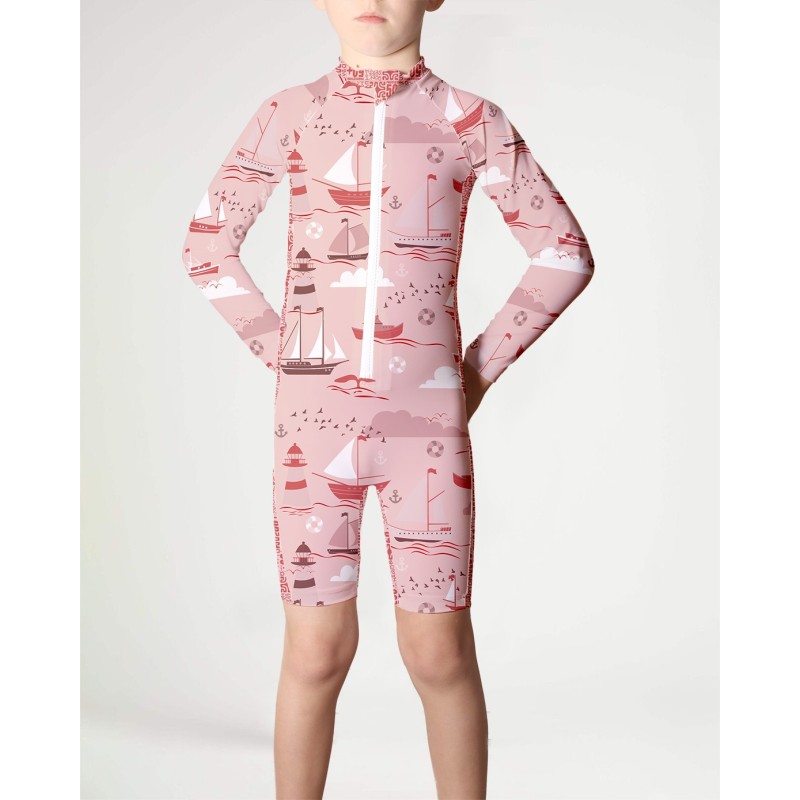 UV 50+  Swim suit → PETITBATEAUROSE - 5