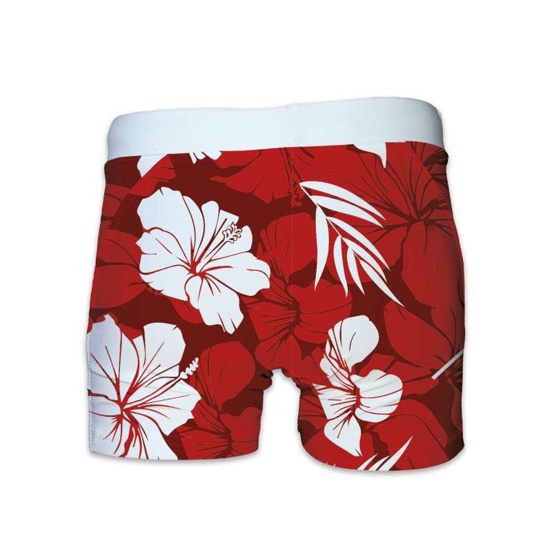 BOXER DE BAIN - HIBISCUS - 4