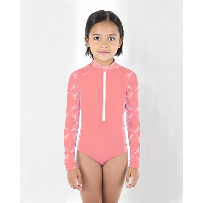 Maillot de bain UPF 50+ → PINCE ROSE