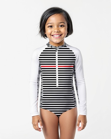 UPF 50+ swimsuit → FRANCE - 1