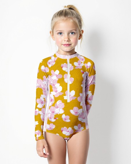 Maillot de bain UPF 50+ → SAKURAMOUTARDE