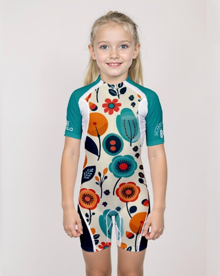 UV 80 sunsuit → SEAFLOWER - 1