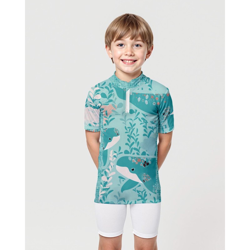 TEE SHIRT UV 50+ → WHALES