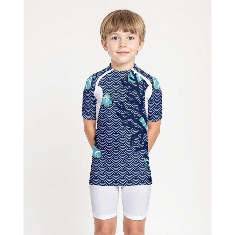 CAMISETA UV 80 → NAVYCLOWN - 1