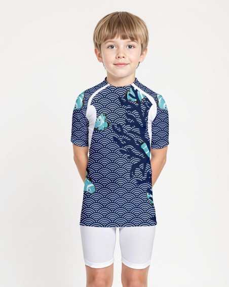 CAMISETA UV 80 → NAVYCLOWN - 1