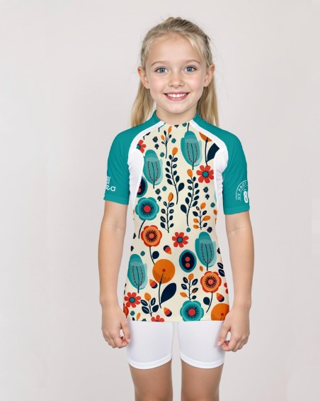 CAMISETA UV 80 → SEAFLOWER - 1