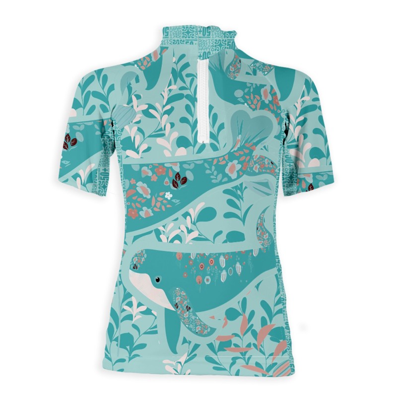 ANTI UV 50+ T-SHIRT → WHALES - 2