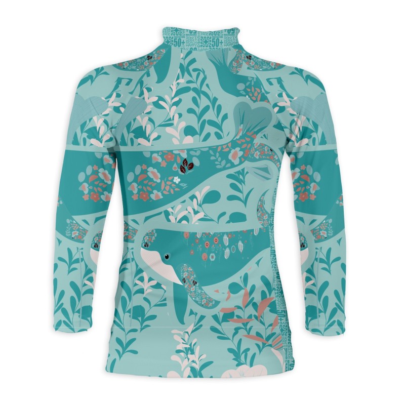 ANTI UV 50+ T-SHIRT → WHALES - 7