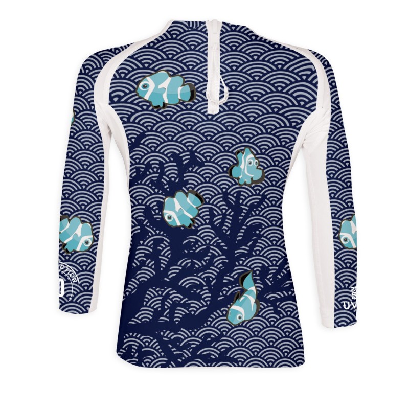 CAMISETA UV 80 → NAVYCLOWN - 7