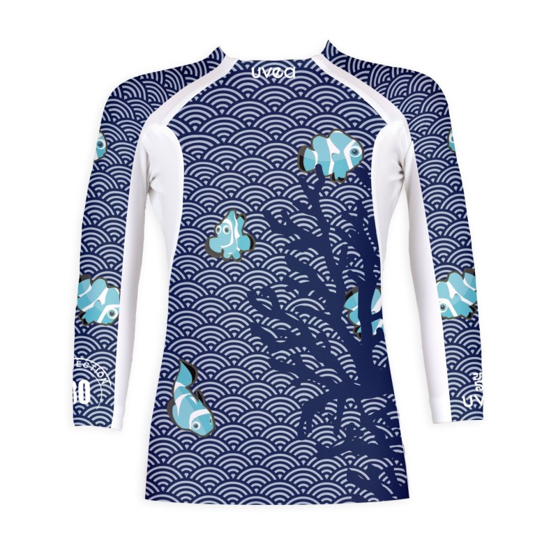 CAMISETA UV 80 → NAVYCLOWN - 5