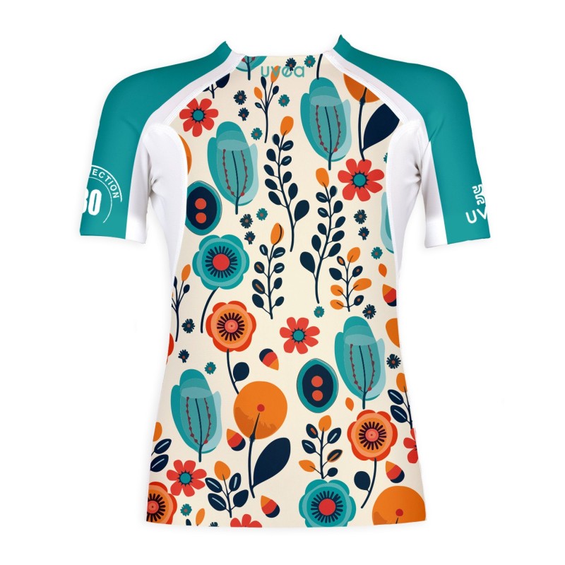 UV 80 T-SHIRT → SEAFLOWER - 2
