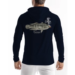 Lycra Anti Uv Capuche → MARINE - 10