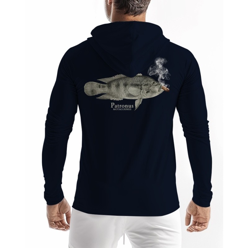 Lycra Anti Uv Capuche → MARINE