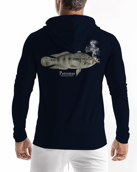 Lycra Anti Uv Capuche → MARINE - 10