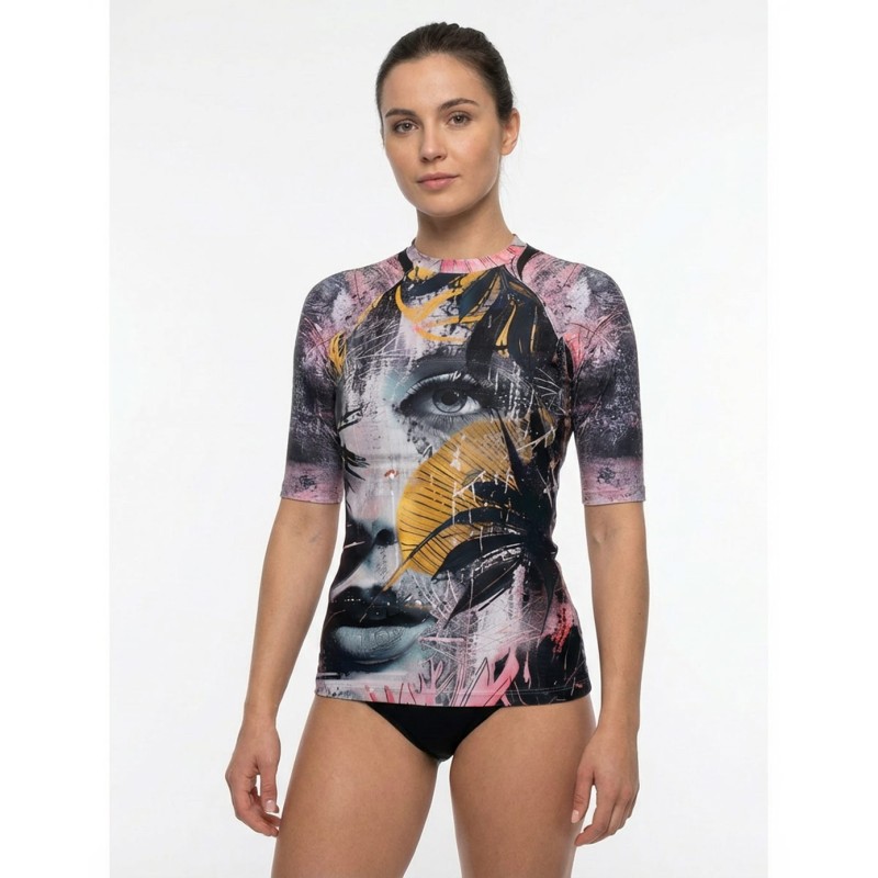 Tee-shirt anti-UV UPF 80 femme – VISAGE
