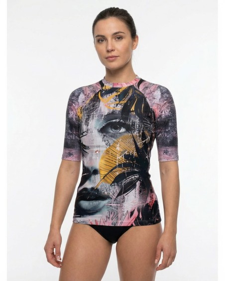 Tee-shirt anti-UV UPF 80 femme – VISAGE