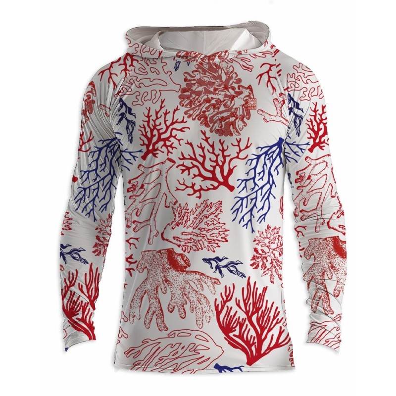 Lycra Anti Uv Capuche → CORAIL