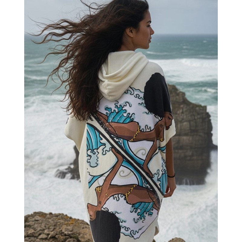 Poncho de bain DAMEDECOEUR | Ultra doux & cocooning | UVEA