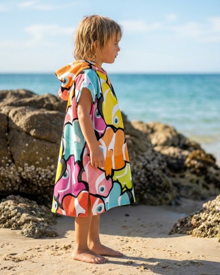 Bath Poncho – CLOWN