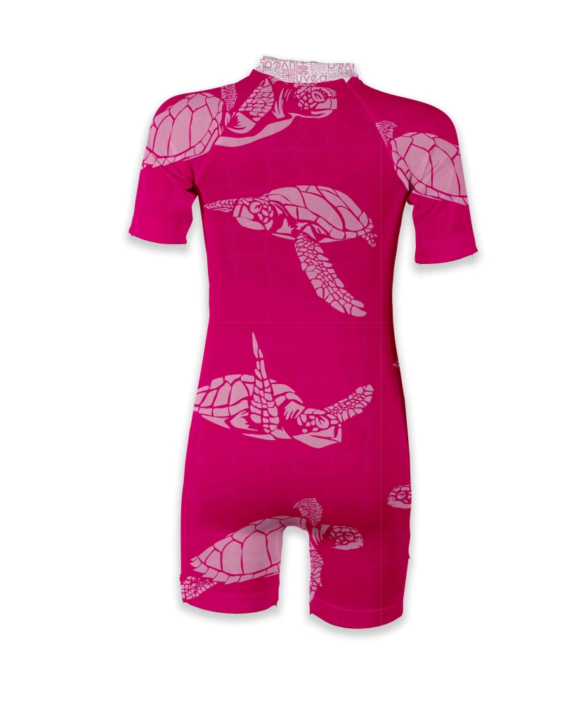 Combinaison anti UV indice 50+, maillot de bain Galapagos rose-UV  SUNSUITS UPF 50+-UVEA