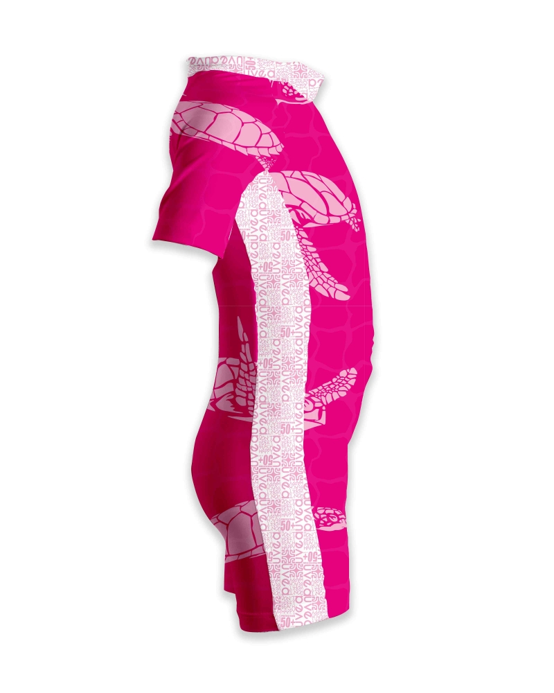Combinaison anti UV indice 50+, maillot de bain Galapagos rose-COMBINAISONS ANTI-UV UPF 50+-UVEA