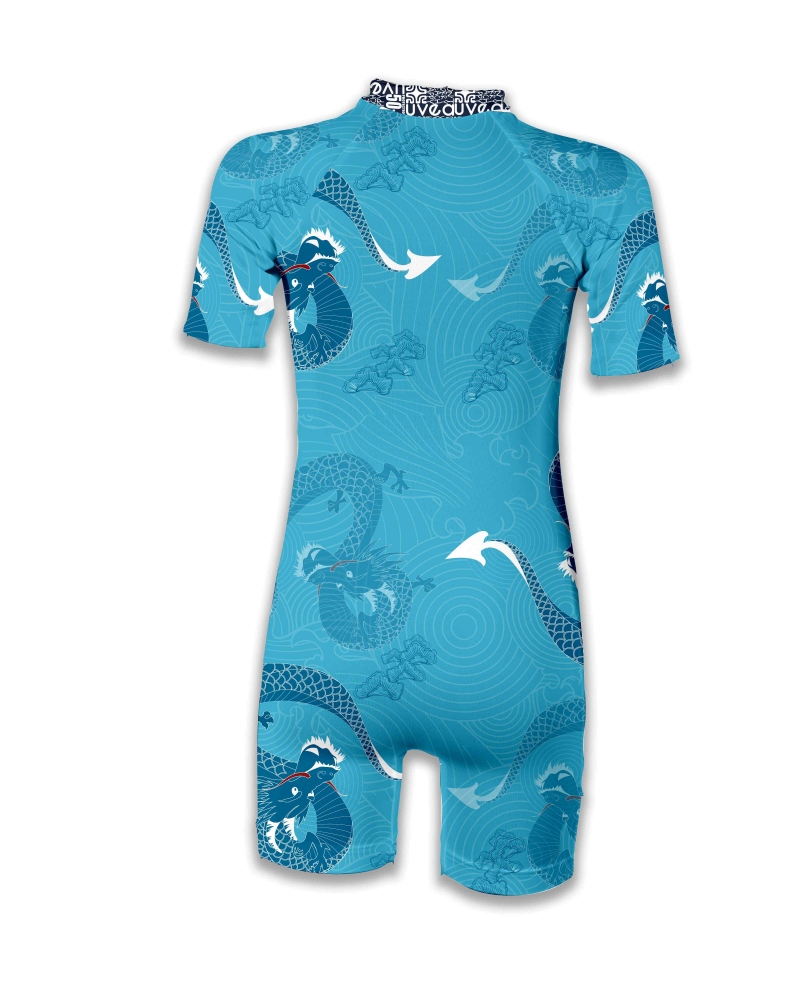 Combinaison anti UV indice 50+, maillot de bain Blue dragon-COMBINAISONS ANTI-UV UPF 50+-UVEA