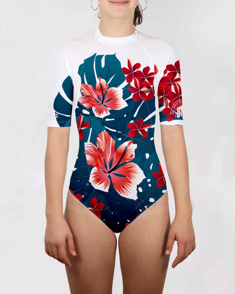 Swimwear 1 piece women - HAWAII-SWIMWEAR UPF 80-UVEA
