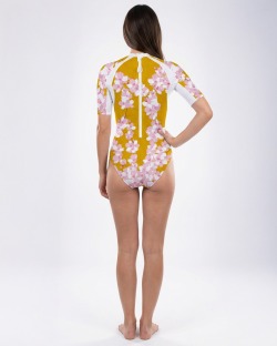 Combinaison anti-UV UPF 80 femme – SAKOURA — manche courte