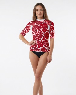 Tee-shirt anti-UV UPF 80 femme – FEUILLEROUGE — manche courte