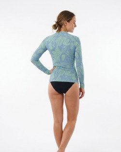 UV-T-Shirt UPF 80 Damen – BLEUVERT - 4 — manche longue