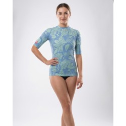 Tee-shirt anti-UV UPF 80 femme – BLEUVERT