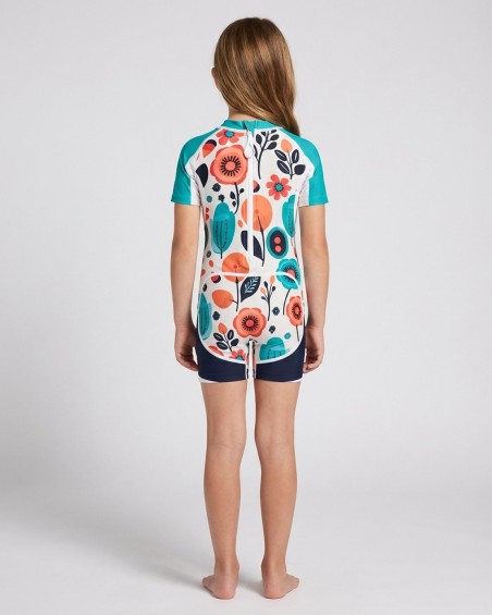 Kids' UV Swimsuit SEAFLOWER | UPF 80 | Nautical Theme