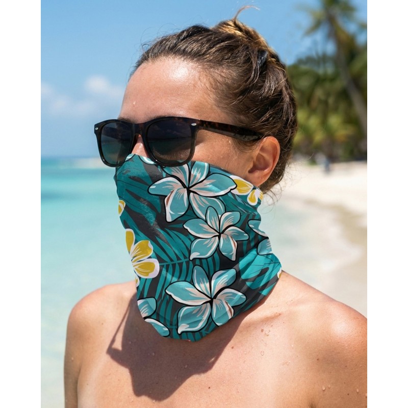 Tour de cou anti UV PLUMERIA – Protection soleil respirante