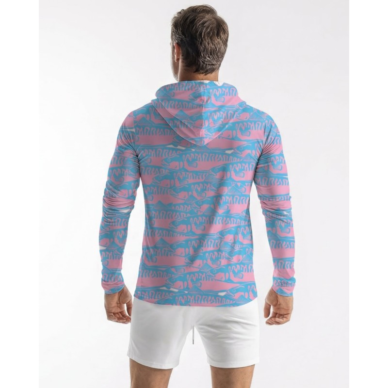 Men's UPF 80 Hooded UV T-shirt – SARDINE - 6
