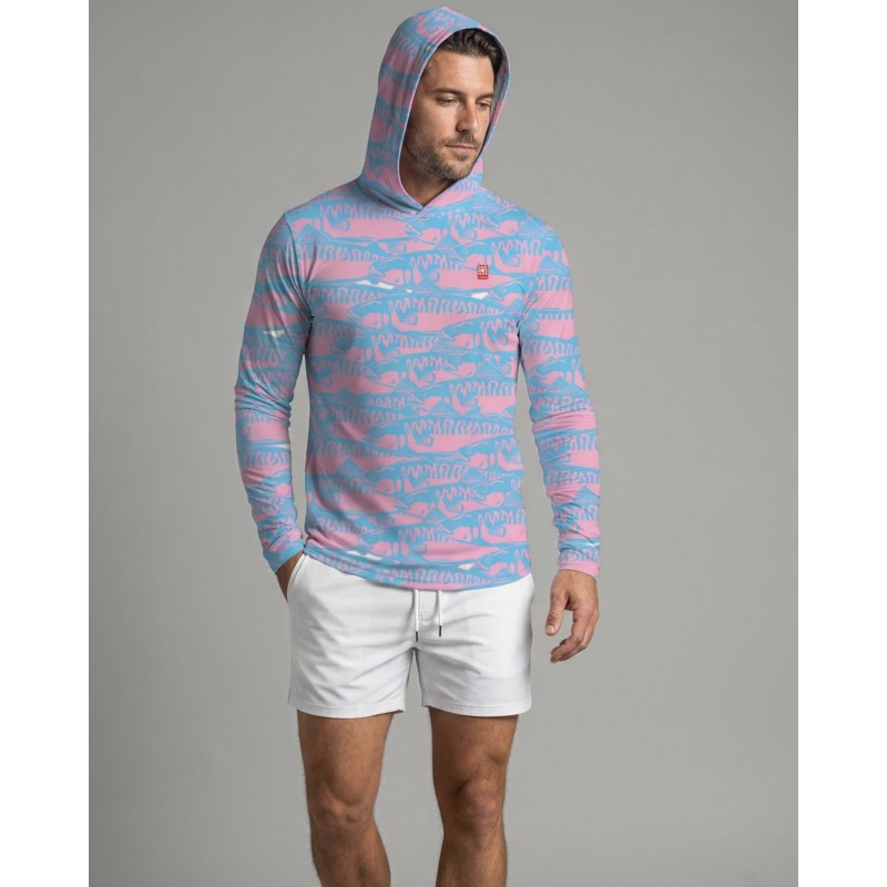 Tee-shirt anti-UV Capuche UPF 80 homme – SARDINE