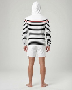 Men's UPF 80 Hooded UV T-shirt – FRANCE - 1