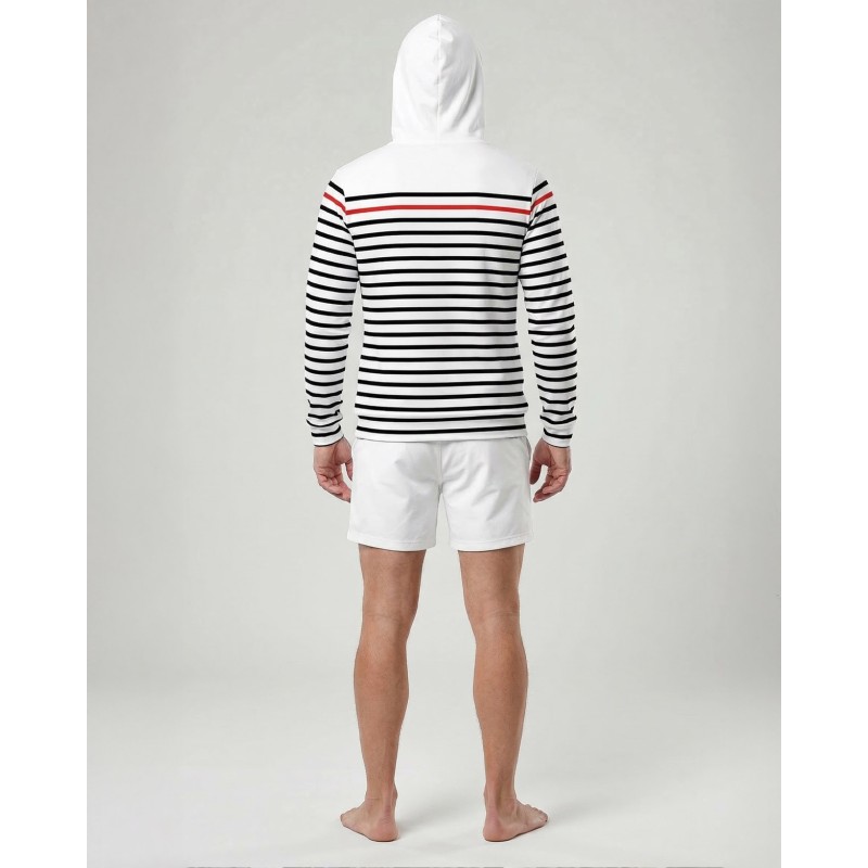 Men's UPF 80 Hooded UV T-shirt – FRANCE - 1