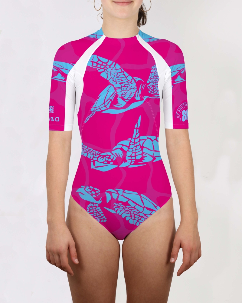 Swimwear 1 piece women - GALAPAGOS-SWIMWEAR UPF 80-UVEA