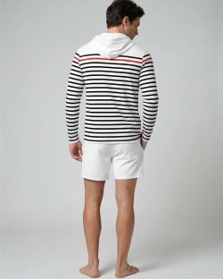 Men's UPF 80 Hooded UV T-shirt – FRANCE - 3