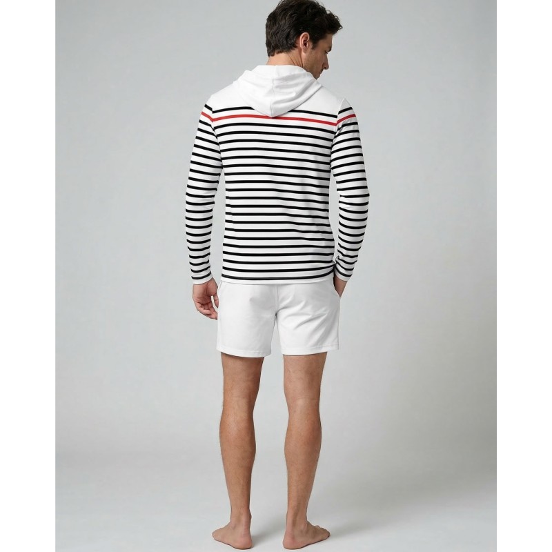 Men's UPF 80 Hooded UV T-shirt – FRANCE - 3