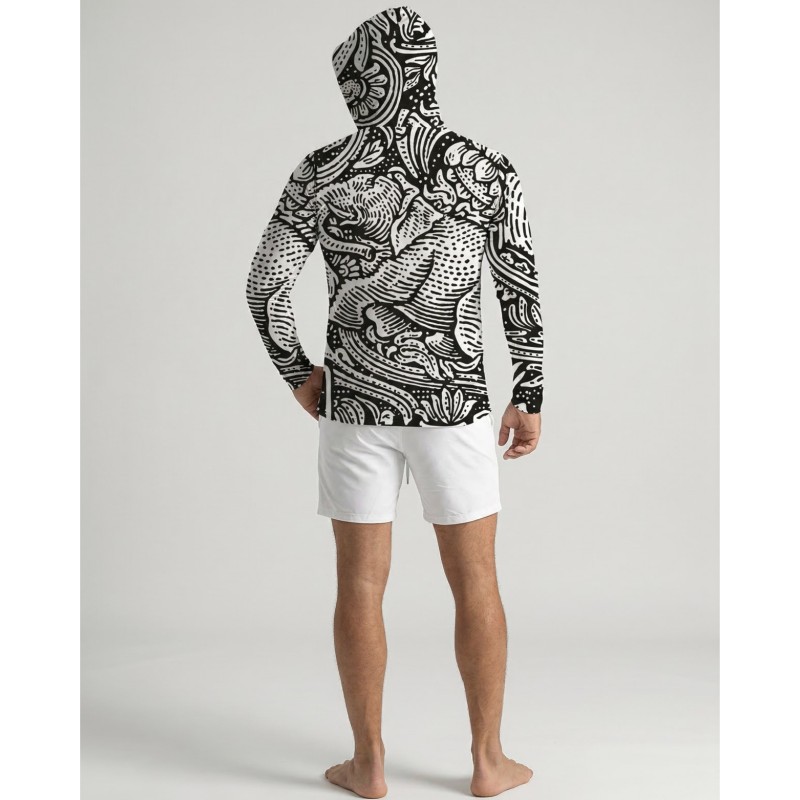 Tee-shirt anti-UV Capuche UPF 80 homme – TIGER