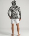 Tee-shirt anti-UV Capuche UPF 80 homme – TIGER vue 2