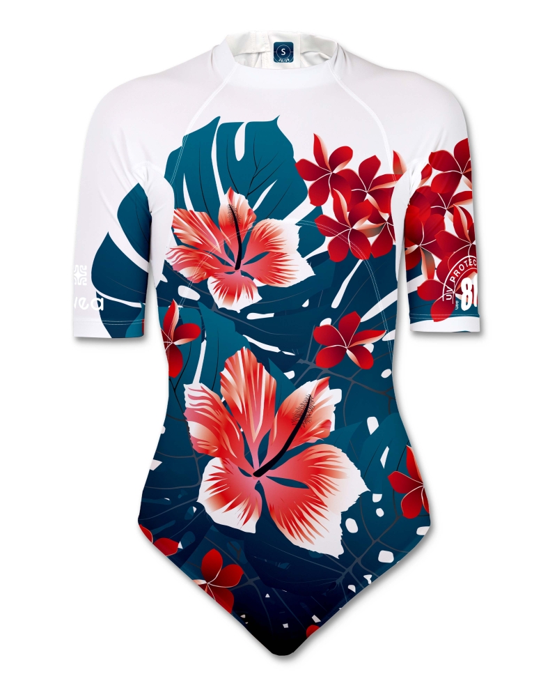 Swimwear 1 piece women - HAWAII-SWIMWEAR UPF 80-UVEA