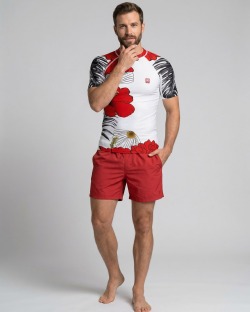 Camiseta Anti-UV UPF 80 Hombre – REDFLOWER - 3 — manche courte