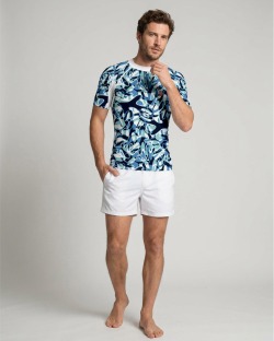 Men's UPF 80 UV T-shirt – CAMOUFLAGE - 1 — manche courte