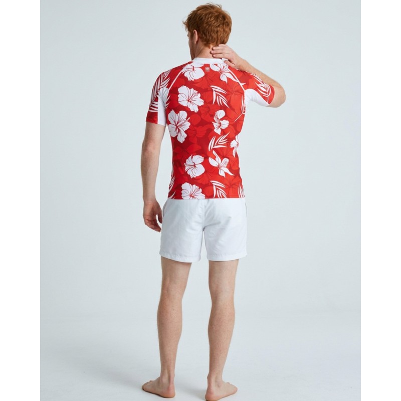 Camiseta Anti-UV UPF 80 Hombre – HAWAII ROUGE - 2